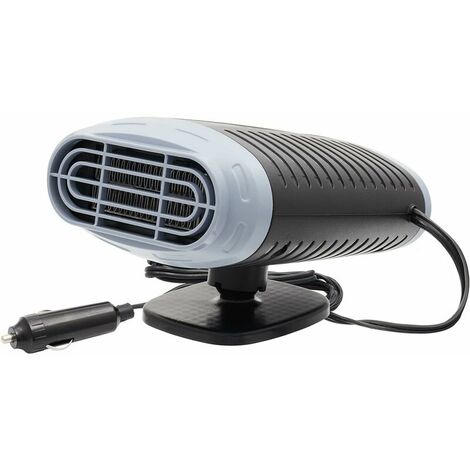 Calentador de coche, parabrisas de coche antivaho de 12 V 2 en 1 ventilador de refrigeración de descongelador 150 W ventilador de calentador de coche portátil ventilador de encendedor de cigarrillos P