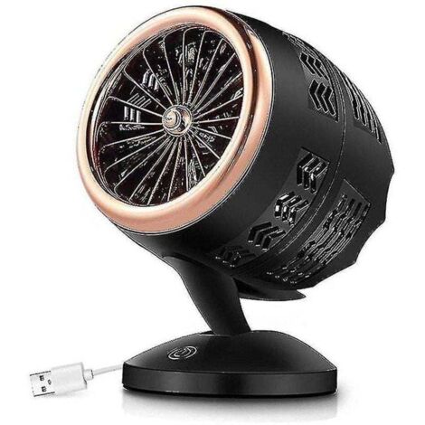 Calentador de espacio USB de 350 W, ventilador portátil, termostato de calentamiento rápido para el hogar
