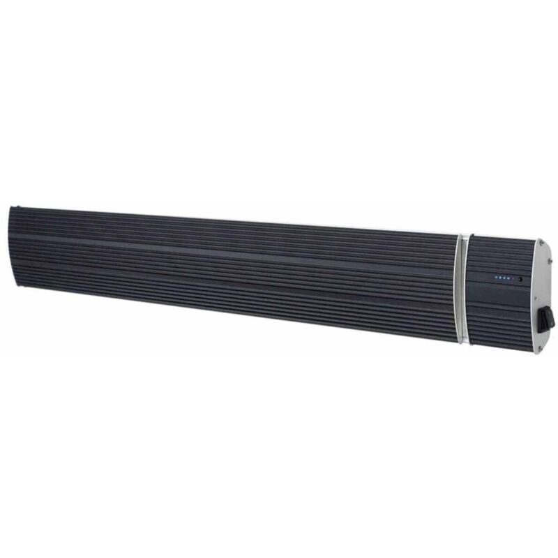 

Excelente calentador negro de infrarrojo cm 122,5x17,7x6 C1800N - Sined