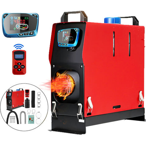 Calentador de vehículos diésel 8KW 12V, calentador de aire diésel todo en uno para coche, camión, barco, autobús con Control remoto LAVENTE