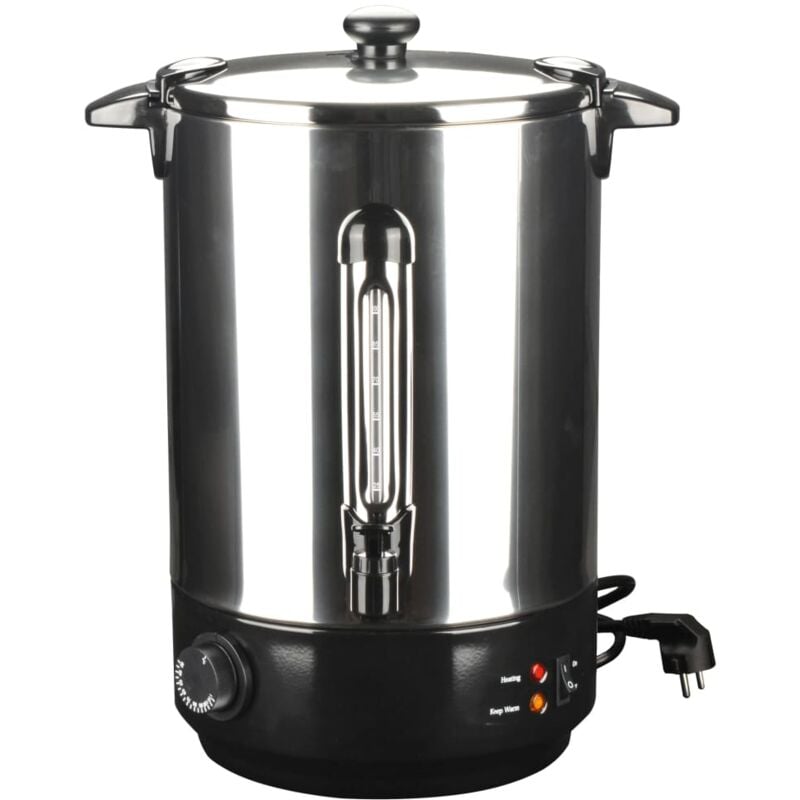 

Calentador de vino de acero inoxidable 15 L 2500 W - Plateado - Vidaxl