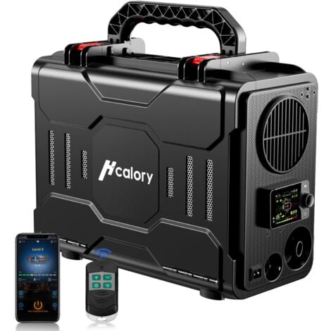 Calentador diésel 8KW 12/24V Calentador de estacionamiento diésel LCD Bluetooth APP para coche, camión, barco, autocaravana