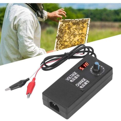 Calentador eléctrico para colmena de 12 V y 5 A, de plástico y acero inoxidable, equipo de apicultura, enchufe UE 100-240 V