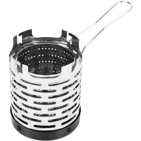 Calentador para acampar - Mini estufa portátil plegable para exteriores Manta calefactora de metal Accesorios para acampar a gas Senderismo Acampar al aire libre Senderismo Equipo cálido