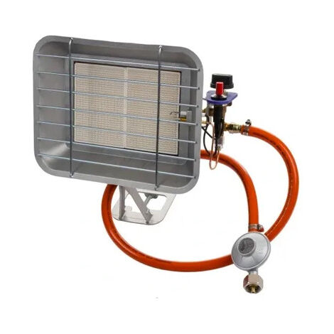 KEMPER Calentador radiante de gas de terraza o de obra.