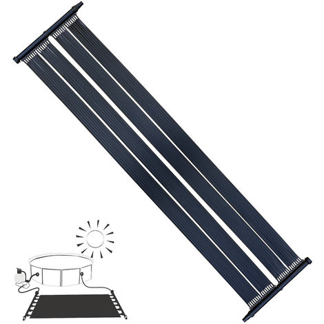 MUCOLA Calentador Solar Calentador de Piscina Colector Solar 305x80CM Panel Solar Lámina de Calor para Piscina