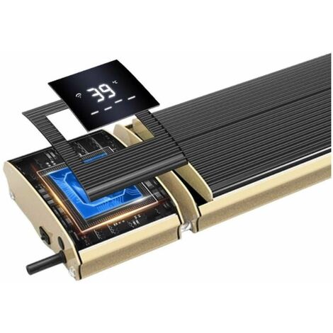 Calentador wifi por infrarrojos cm 110x18,9x6,7 SINED 1800-WIFI - Nero