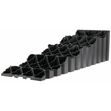 Cales de stabilisation quattro 3 pour camping-car – 4 niveaux de stabilisation – Semelles antidérapantes – Structure en nid d'abeille