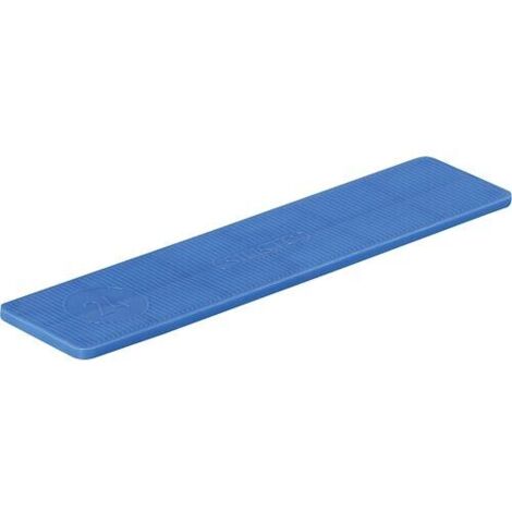 Cales d'espacement SILISTO®, Classic 100x24x2 bleu Cond. : 1000