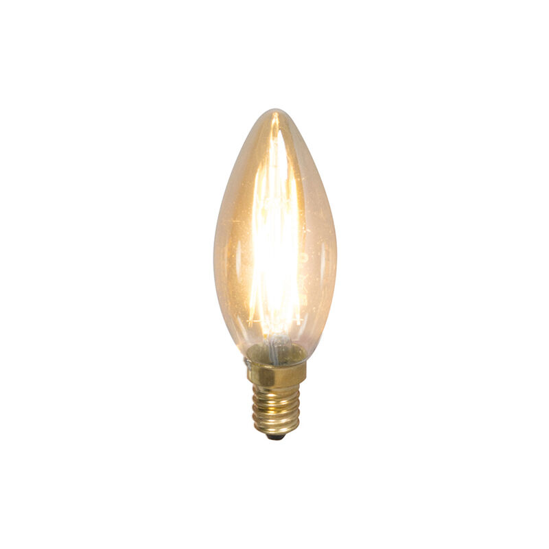 Image of Lampada led a candela dimmerabile E14 B35 fumo 3,5W 250 lm 2100K - Calex