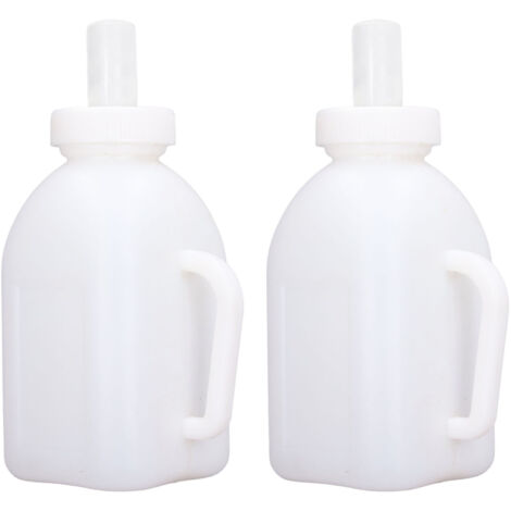 Calf Feeding Bottle 1L Capacity Thick Durable Easy Cleaning Calf Milk Feeder with Detachable Pacifier