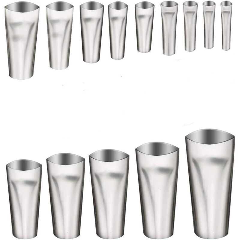 Image of Fugendüsen, 14-teilig, Edelstahl-Applikator für Küche und Bad