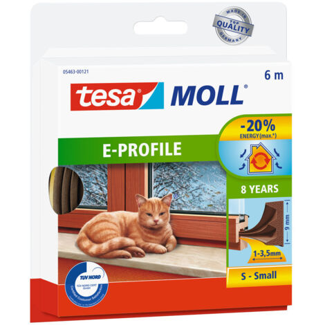 Calfeutrer - Joint Portes et Fenêtres Espaces Faibles Brun 6mx9mmx4mm - TESA