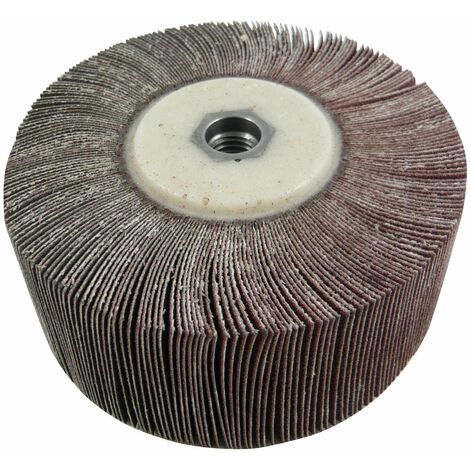 CALFLEX RN12020M14.80 - Meules mille feuilles RN M14 (Ø Ext. 120 mm, Epaisseur 20 mm, Noyau M14 mm, Grain 80)