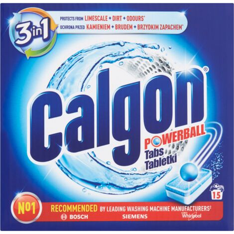 CALGON 3in1 Waschmaschinentabs - Schutz vor Kalk, Schmutz und Gerüchen (15 Wäschen)
