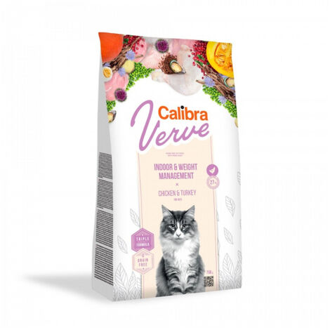 CALIBRA CAT GF VERVE INDOOR WEIGHT POLLO 750GR