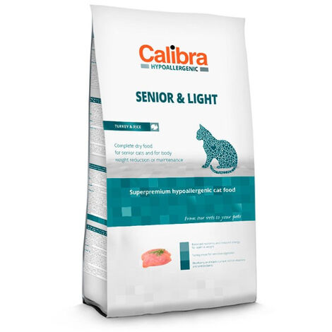 CALIBRA CAT HYPOALLERGENIC SENIOR LIGHT TURKEY PAVO 7KG