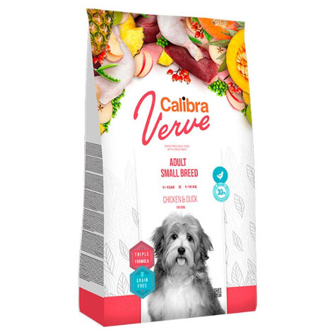 CALIBRA DOG GF VERVE ADULT SMALL BREED PATO POLLO 6KG