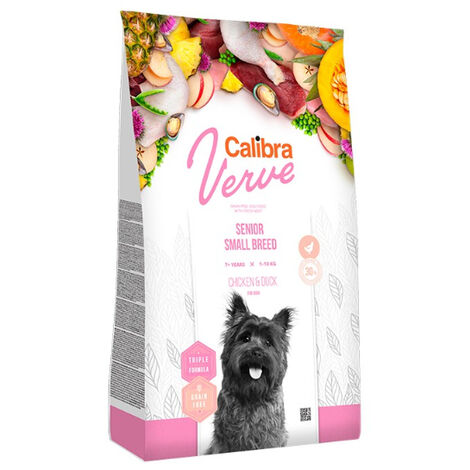 CALIBRA DOG GF VERVE SENIOR SMALL BREED PATO POLLO 6KG