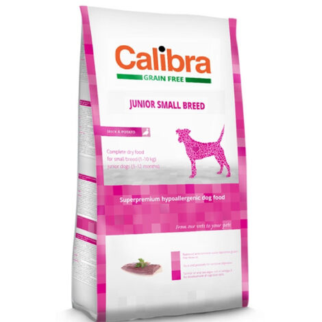 CALIBRA DOG GRAIN FREE JUNIOR SMALL PATO 2KG
