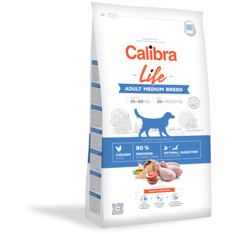 CALIBRA DOG LIFE ADULT MEDIUM BREED POLLO 2,5KG