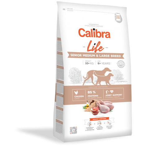 CALIBRA DOG LIFE SENIOR MEDIUM & LARGE POLLO 2,5KG