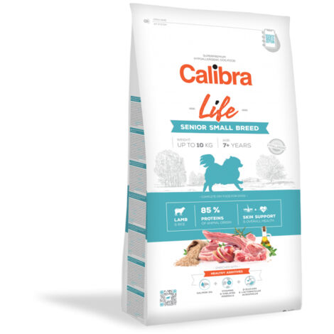 CALIBRA DOG LIFE SENIOR SMALL BREED CORDERO 1,5KG