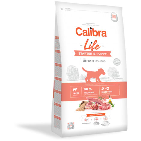 CALIBRA DOG LIFE STARTER & PUPPY CORDERO 2,5KG