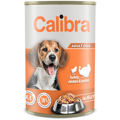 CALIBRA DOG PREMIUM PAVO POLLO PASTA JELLY CAJA 12X1240G NDR