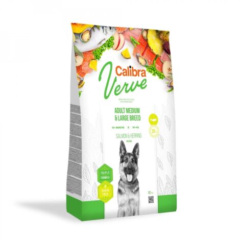 Calibra il cane GF verve ad adulto salmone di sabbia in medicina 12kg