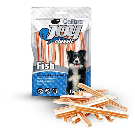CALIBRA JOY DOG CLASSIC PESCADO POLLO SANDWICH 250GR