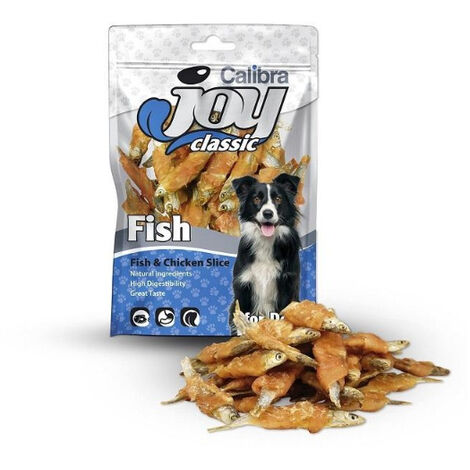 CALIBRA JOY DOG CLASSIC SLICE PESCADO POLLO 80GR