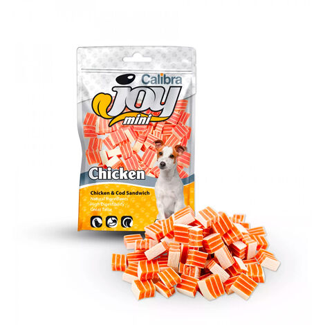 CALIBRA JOY DOG MINI SANDWICH BACALAO POLLO 70GR