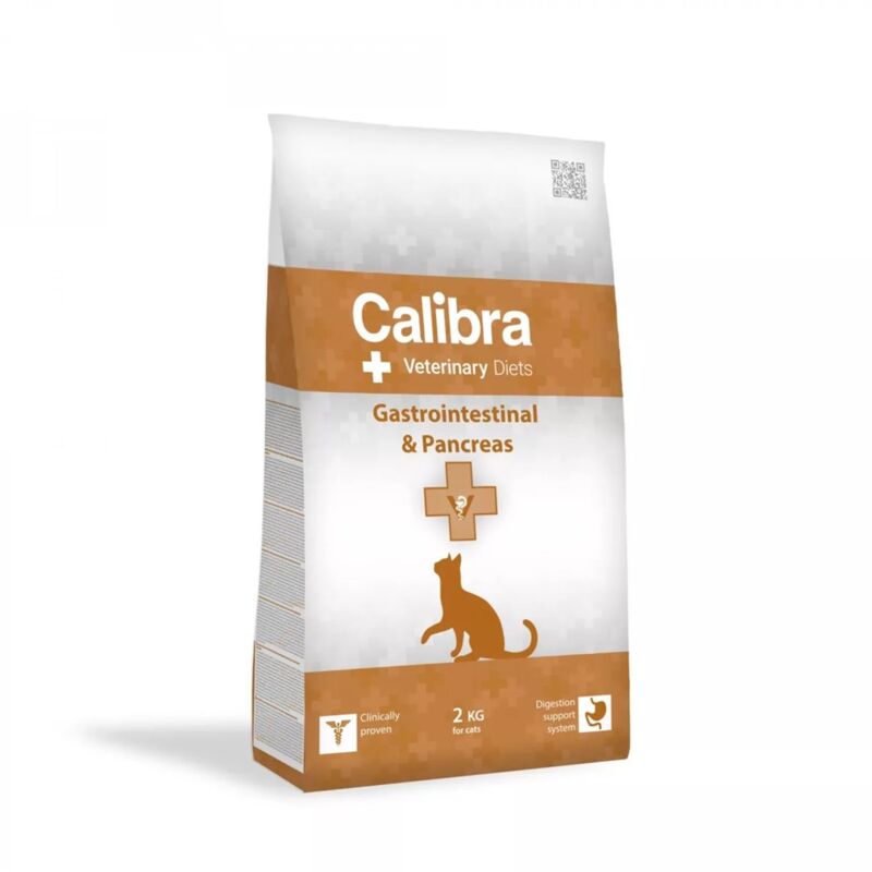 CALIBRA Veterinary Diets Chat Gastro-intestinal & Pancréas - nourriture sèche pour chat - 2kg