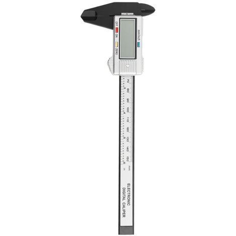 Calibrador digital de 150 mm (6 pulgadas) con pantalla LCD para mediciones precisas.
