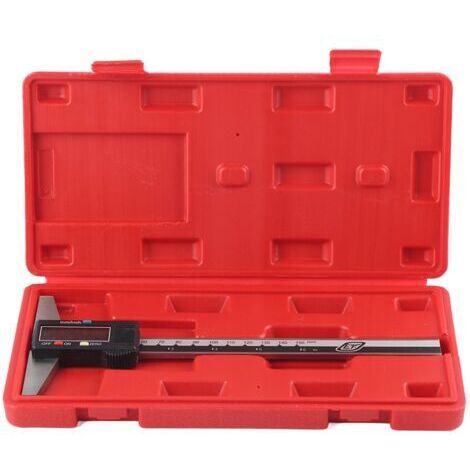 Calibrador digital de acero inoxidable de alta precisión Eosnow, herramienta de medición de 0-150 mm con precisión de 0,01 mm.
