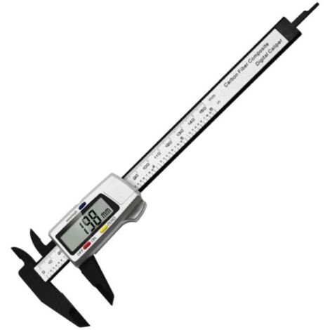 Calibrador digital Ulisem de 0 a 150 mm, calibre de precisión, ajuste de diámetro, medición de profundidad