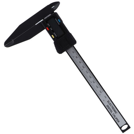 Calibrador electrónico digital de 150 mm/300 mm con escala de carbono y herramienta de medición de mordaza larga de 150 mm.