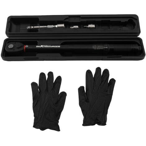 Calibrated Torque Wrench 10-150 ft.lb ±4% 1/2" 3/8" 1/4" Drive Extension