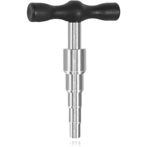 Oi-FRIS Outil d'ébavurage de Tubes de Nettoyeur de tuyauterie 4 en 1 pour  Installation de plomberie, Soudure, tuyaux de cuivre, Tubes, brasage (Noir)  3pcs Files d'acier brosses