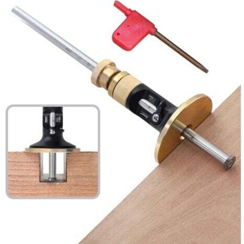 Calibre de marcado de ruedas, kit de marcado para carpintería, herramientas de marcado de madera con escala en mm, calibre de marcado (217 mm)