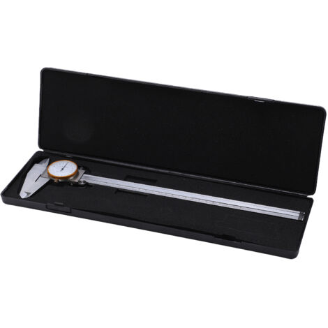 Calibro a corsoio da 0‑300 mm con righello di misurazione portatile in acciaio con quadrante trasparente 0,02 mm