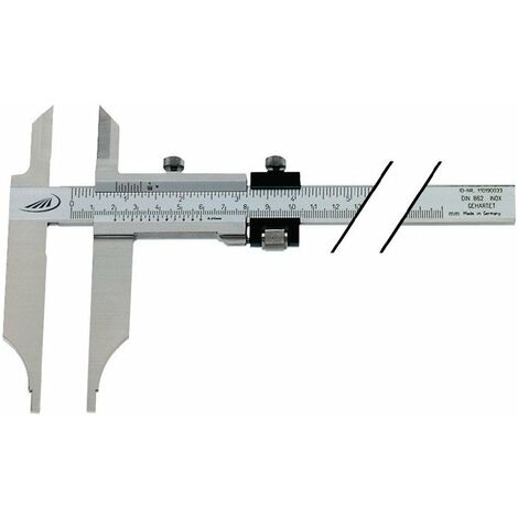 Calibro a corsoio da officina DIN862 500mm con punte e beccuccio FE-L.150mm H.PREISER