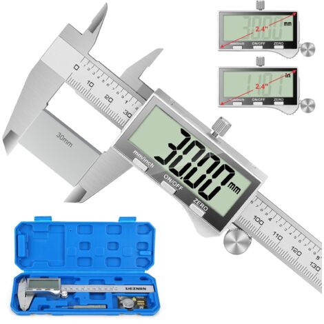 Calibro a corsoio digitale da 150 mm - Alta precisione, impermeabile IPX54 e utilizzo versatile