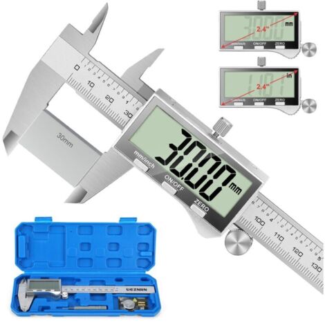 Calibro a corsoio digitale da 150 mm - Alta precisione, impermeabile IPX54 e utilizzo versatile