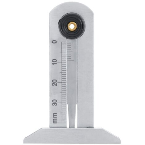 Calibro di profondità del battistrada, calibro di profondità del battistrada in acciaio inossidabile, strumento di misurazione pinza telescopica 0 30 mm, calibri di profondità