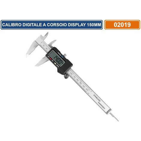 CALIBRO DIGITALE A CORSOIO CON DISPLAY LCD 150MM