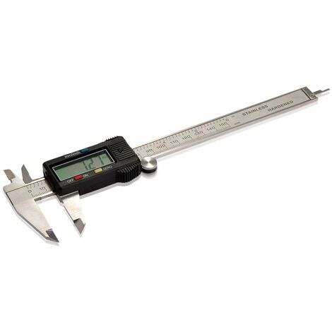 Calibro Digitale A Corsoio In Acciaio 150Mm Con Custodia Rigida E Display Lcd