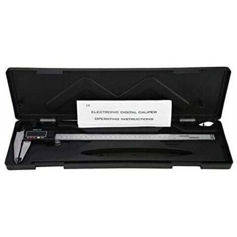 Calibro digitale Digital Micrometers Ltd 150 mm 0-150 mm Ampio display LCD Custodia inclusa