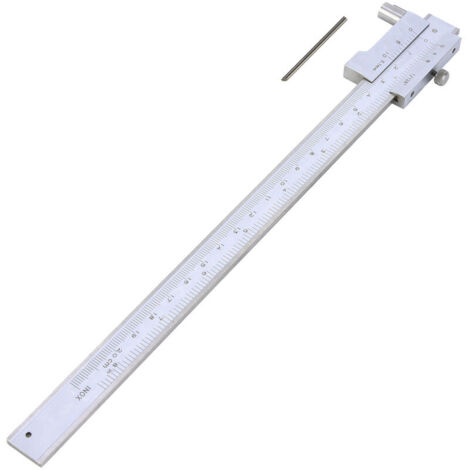 Calibro parallelo pratico, 0-200 mm, antiurto, per officina e uso domestico